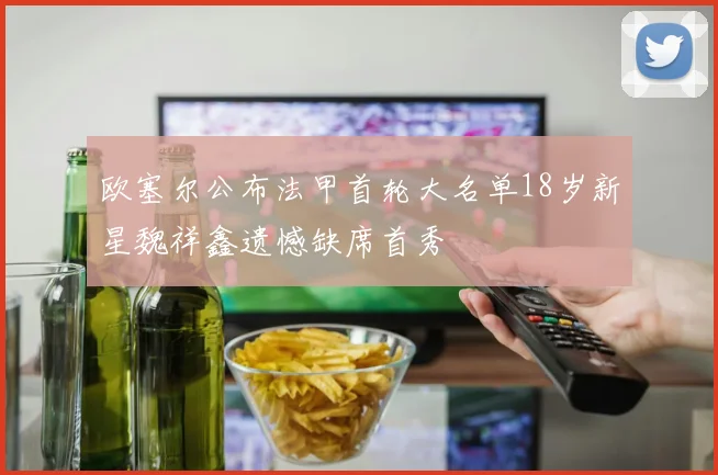欧塞尔公布法甲首轮大名单18岁新星魏祥鑫遗憾缺席首秀